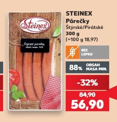STEINEX Párečky Štýrské/Pirátské 300 g