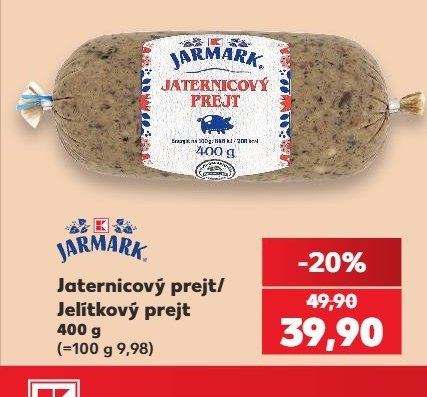 JARMARK Jaternicový prejt/Jelítkový prejt 400 g