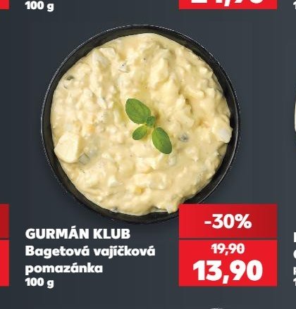 Gurmán Klub Bagetová vajíčková pomazánka