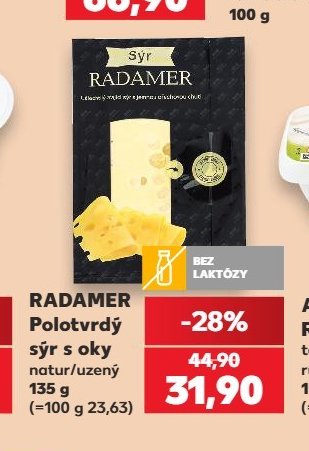 Radamer Polotvrdý sýr s oky