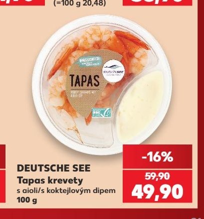 Deutsche See Tapas krevety