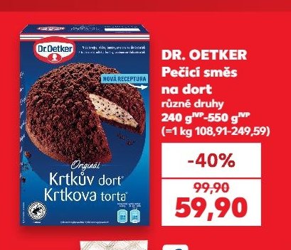 DR. OETKER Pečicí směs na dort - Kaufland aktualniletaky.eu