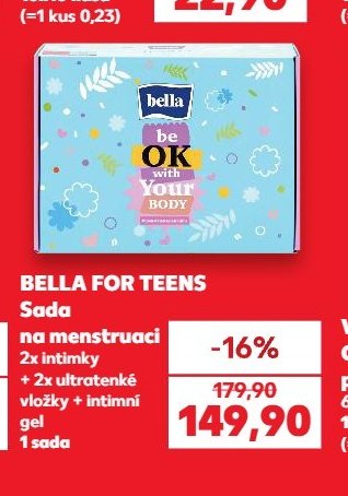 Bella for teens Sada na menstruaci