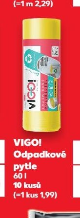 Vigo! Odpadkové pytle 60 l