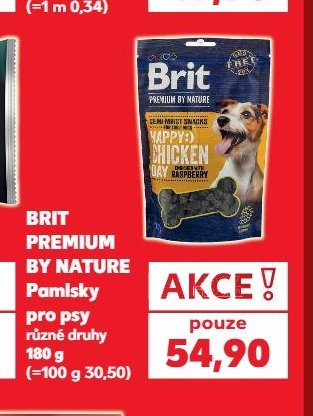 Brit Premium by Nature Pamlsky pro psy 180 g