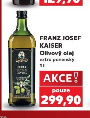 Franz Josef Kaiser olivový olej extra panenský