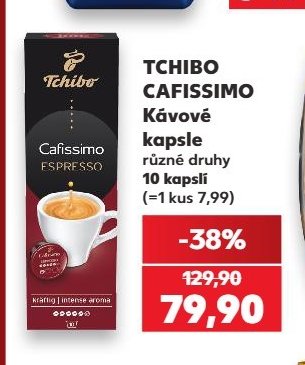 TCHIBO CAFISSIMO Kávové kapsle různé druhy 10 kapslí