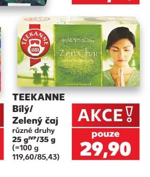 TEEKANNE Bílý/Zelený čaj různé druhy 25 g/35 g