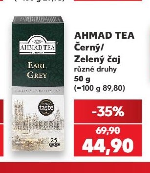 AHMAD TEA Černý/Zelený čaj 50 g