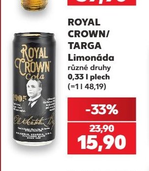 ROYAL CROWN/TARGA Limonáda