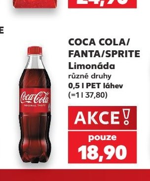 COCA COLA/FANTA/SPRITE Limonáda