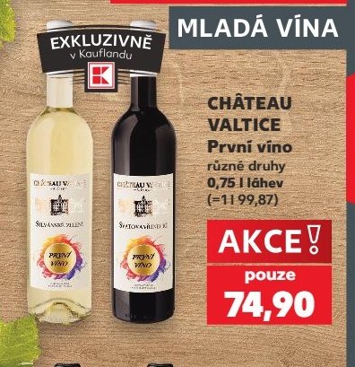 Château Valtice První víno