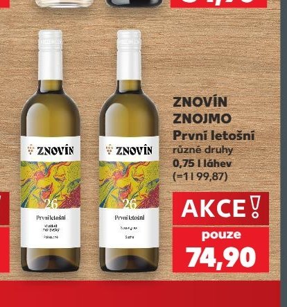 Znovín Znojmo První letošní