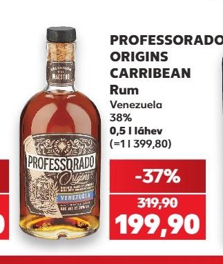 Professorado Origins Carribean Rum