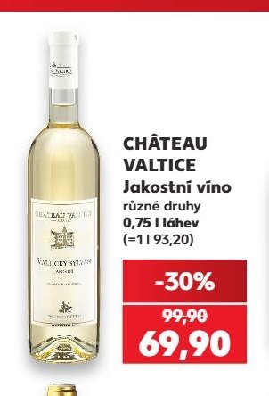 CHÂTEAU VALTICE Jakostní víno