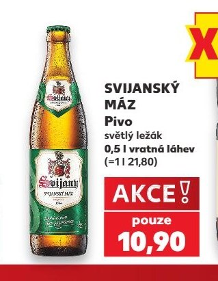 SVIJANSKÝ MÁZ Pivo světlý ležák