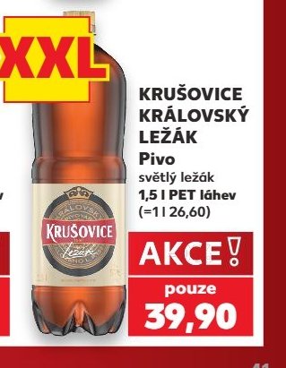 KRUŠOVICE KRÁLOVSKÝ LEŽÁK Pivo světlý ležák