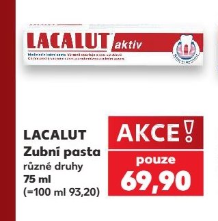 Lacalut Aktiv zubní pasta 75 ml