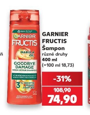 Garnier Fructis šampon 400 ml