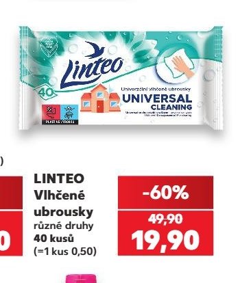 Linteo vlhčené ubrousky 40 ks