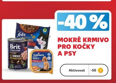 Mokré krmivo pro kočky a psy