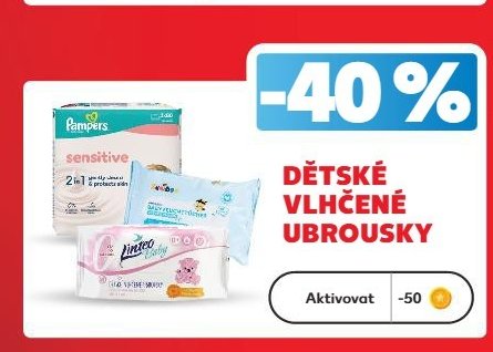 Dětské vlhčené ubrousky