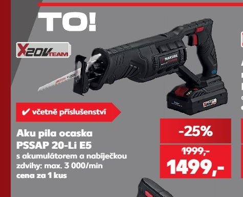 Aku pila ocaska PSSAP 20-Li E5