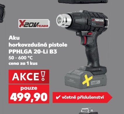 Aku horkovzdušná pistole PPHLGA 20-Li B3
