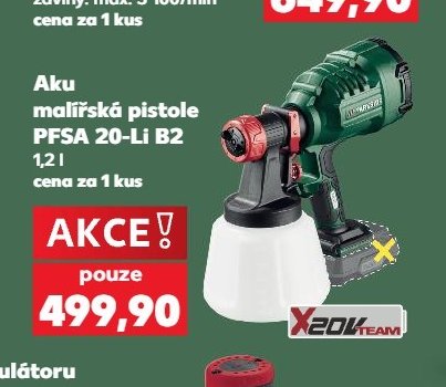 Aku malířská pistole PFSA 20-Li B2