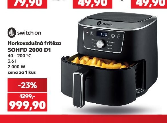Horkovzdušná fritéza SOHFD 2000 D1