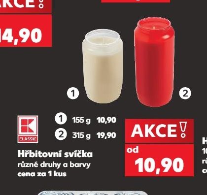 Hřbitovní svíčka 155 g
