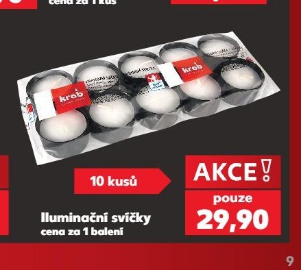 Iluminační svíčky (10 kusů)