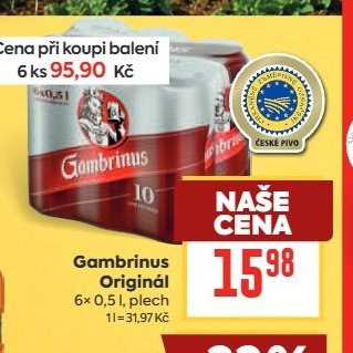 Gambrinus Originál