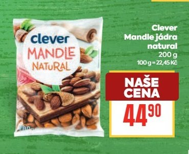 Clever Mandle jádra natural
