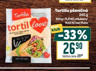 Tortilla pšeničná