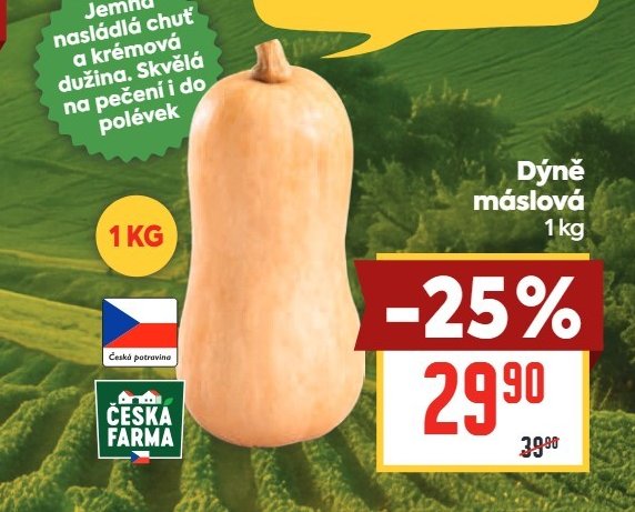 Dýně máslová 1 kg