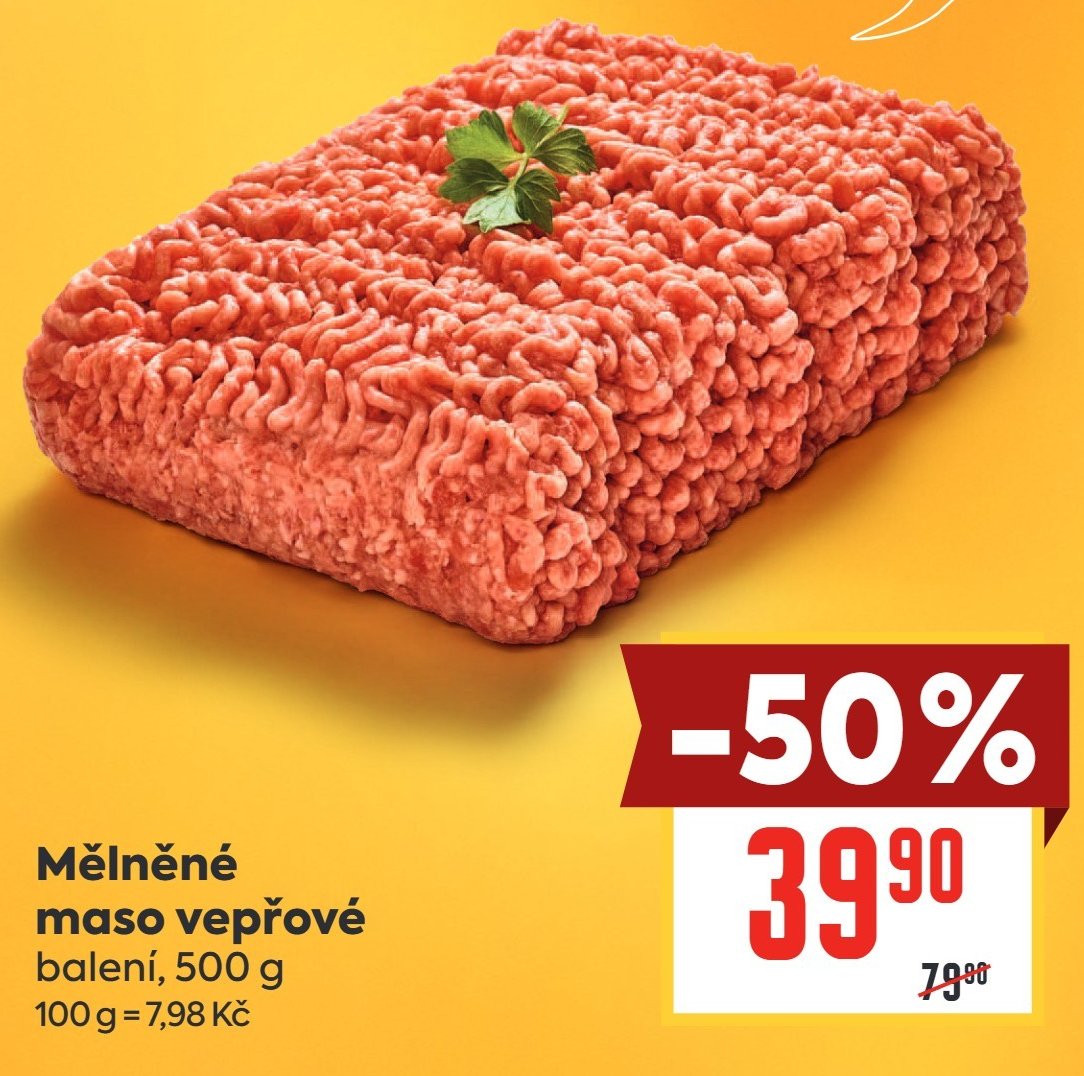 Mělněné maso vepřové