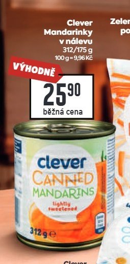 Clever Mandarinky v nálevu