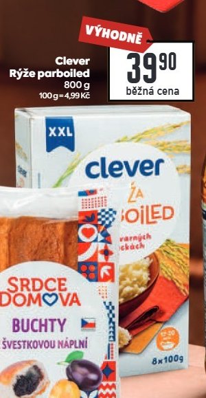 Clever Rýže parboiled