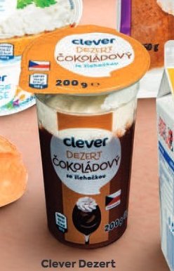 Clever Dezert se šlehačkou
