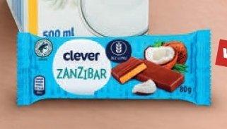Clever Sójová tyčinka tmavá s kokosem