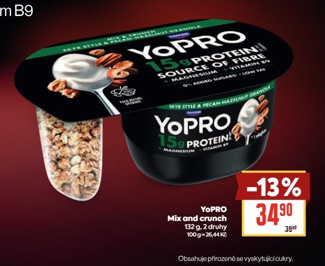 YoPRO Mix and crunch