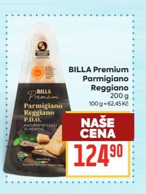 BILLA Premium Parmigiano Reggiano 200 g