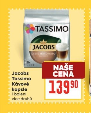 Jacobs Tassimo Kávové kapsle