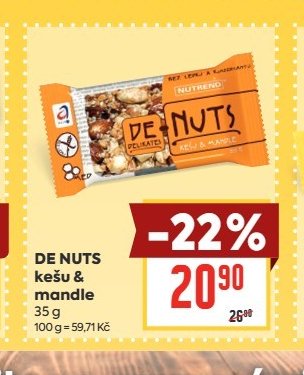 DE NUTS kešu & mandle