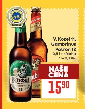 V. Kozel 11, Gambrinus Patron 12