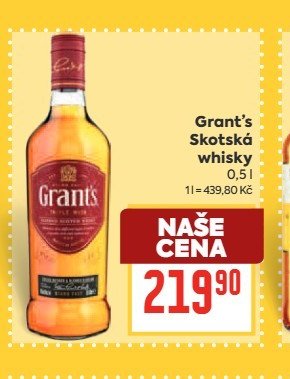 Grant's Skotská whisky 0,5 l