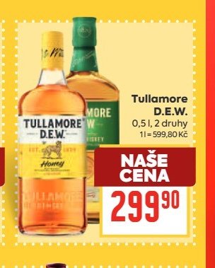 Tullamore D.E.W. 0,5 l, 2 druhy
