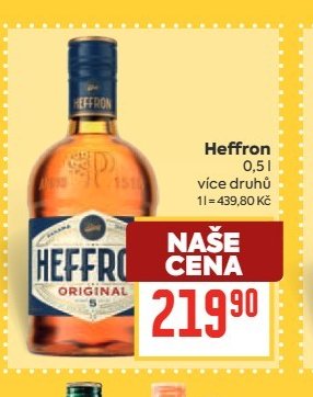 Heffron 0,5 l, více druhů