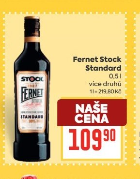 Fernet Stock Standard 0,5 l, více druhů